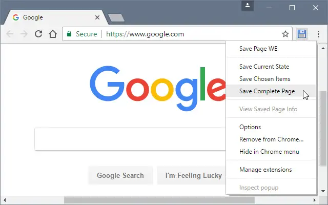 how to search on a webpage chrome