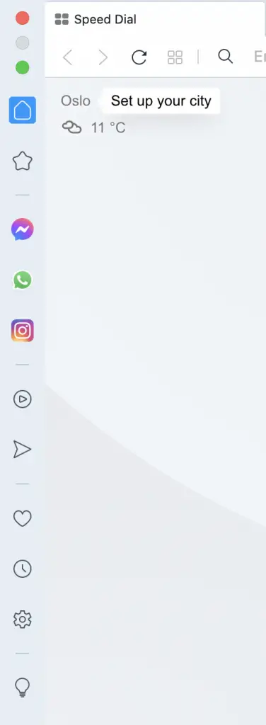 Disable Left Sidebar In Opera Browser