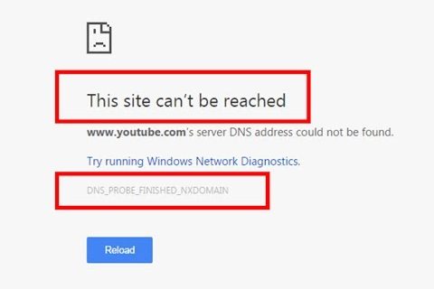 Server IP Address Could Not Be Found in Google Chrome