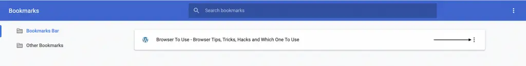 Delete, Modify Saved Chrome Bookmarks on PC