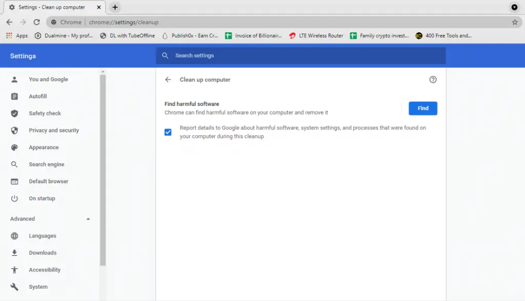 Remove Adware Extensions in Chrome