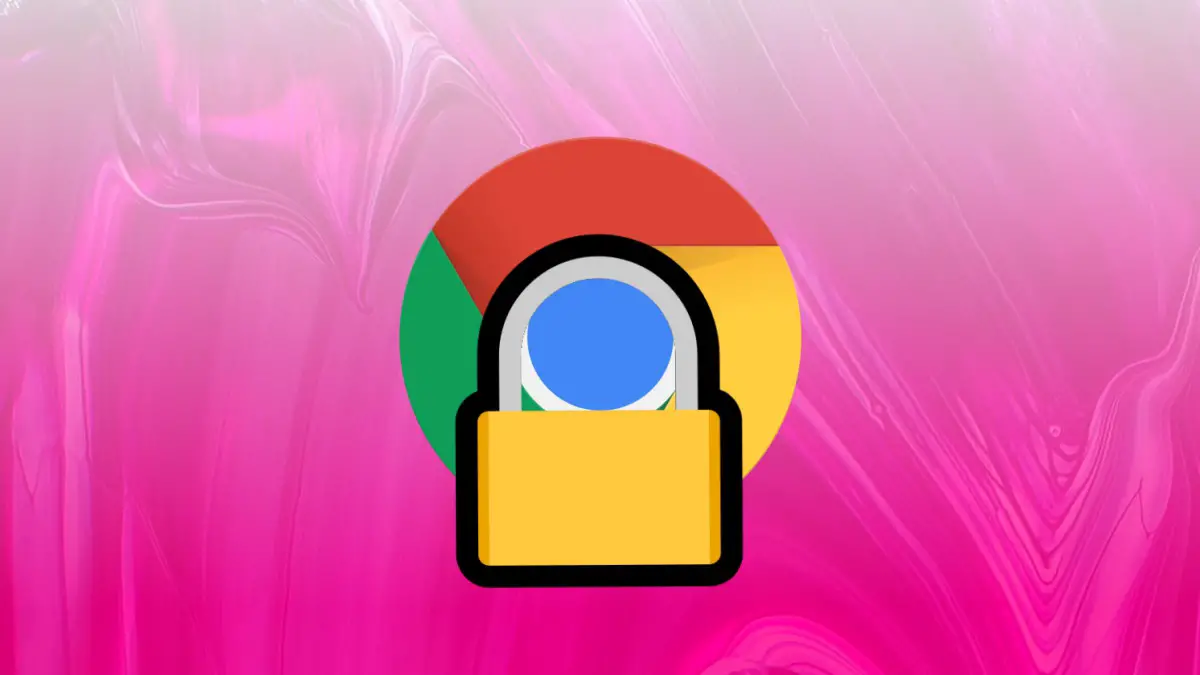 Google Chrome Password Lock