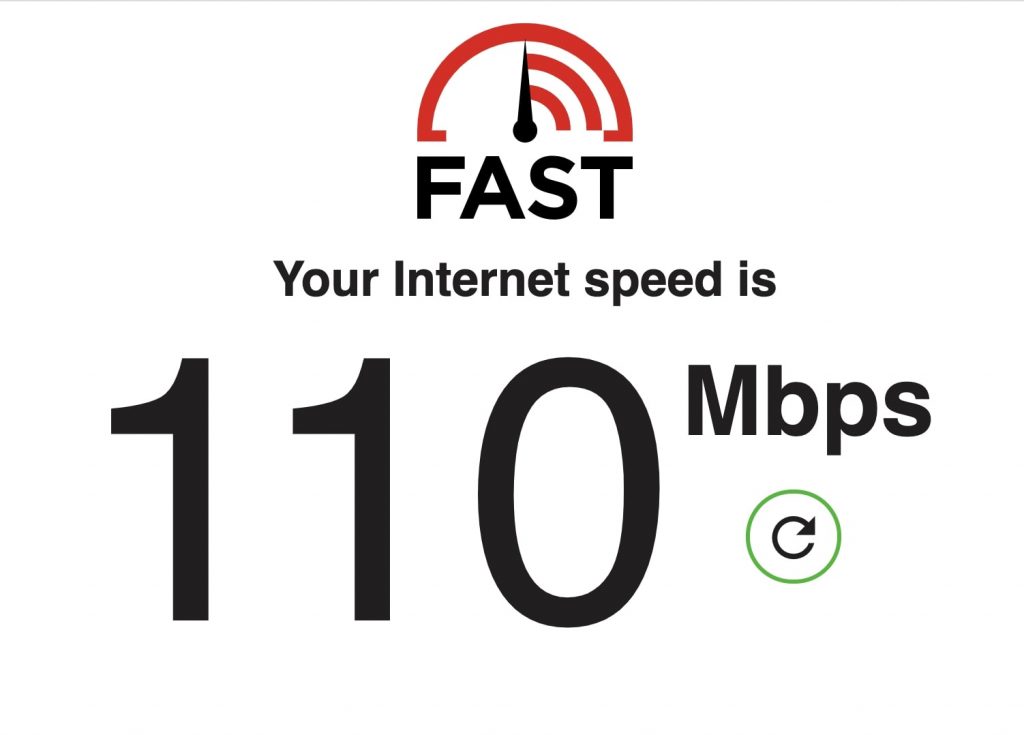 Internet speed test