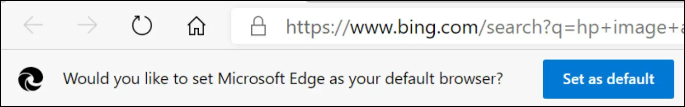 Stop Set Default Browser Prompts in Microsoft Edge