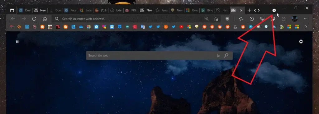 Tab Search in Microsoft Edge