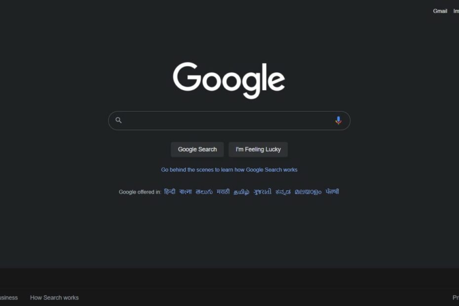 Enable Dark Mode in Google Search