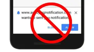 Stop Chrome Notifications
