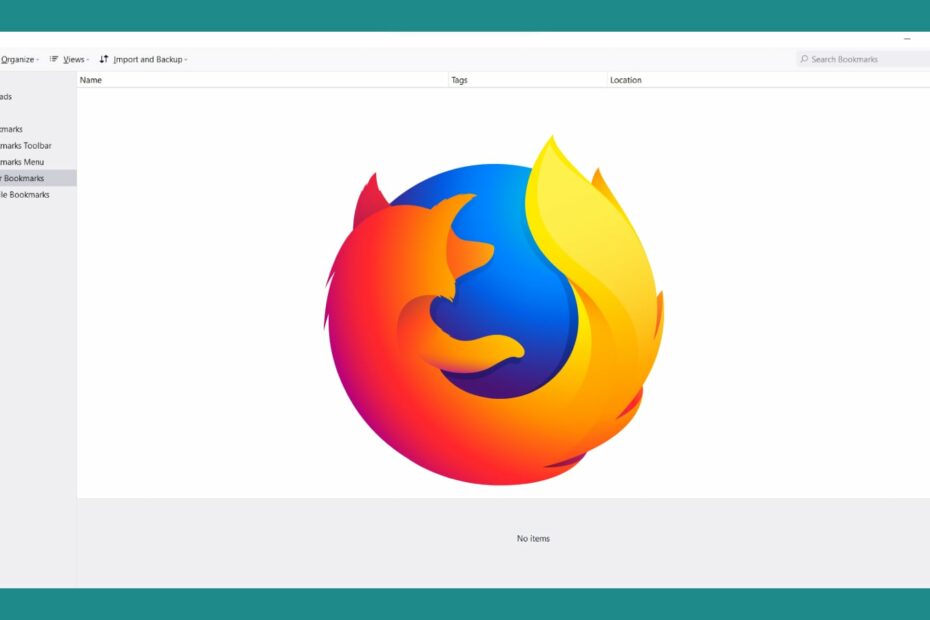 Export and Import Bookmarks in Firefox