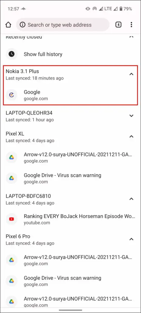 Transfer Chrome Tabs from Old to New Phone