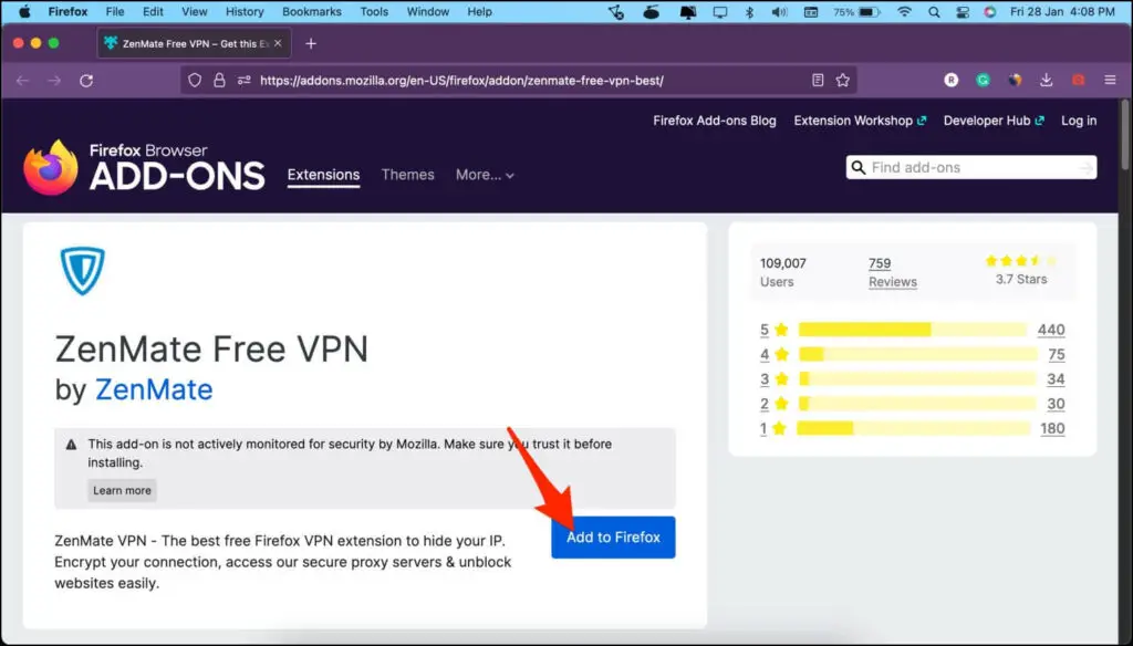 Always On VPN in Firefox 