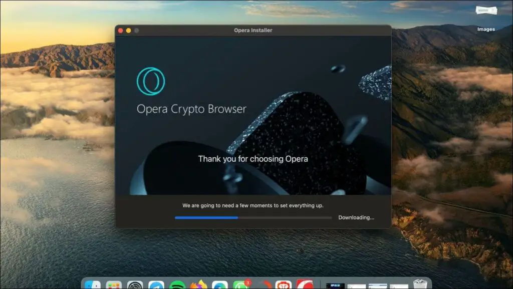 Download Install Opera Crypto Browser on Mac