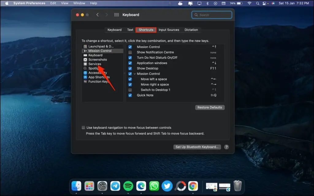 Search in Chrome Shortcut on Mac
