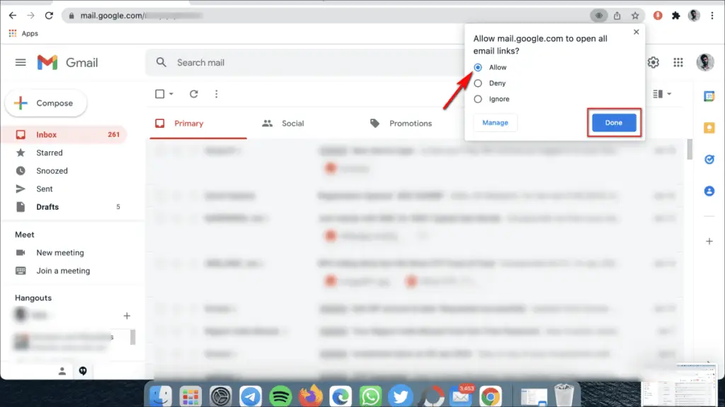 Set Gmail as Default Email Handler in Chrome Mac