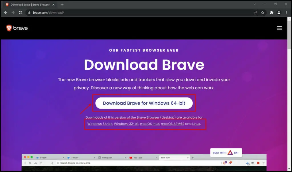 Download Brave Browser