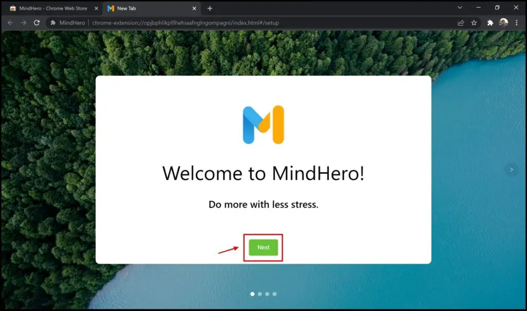 MindHero Digital Wellbeing in Chrome, Edge, Brave