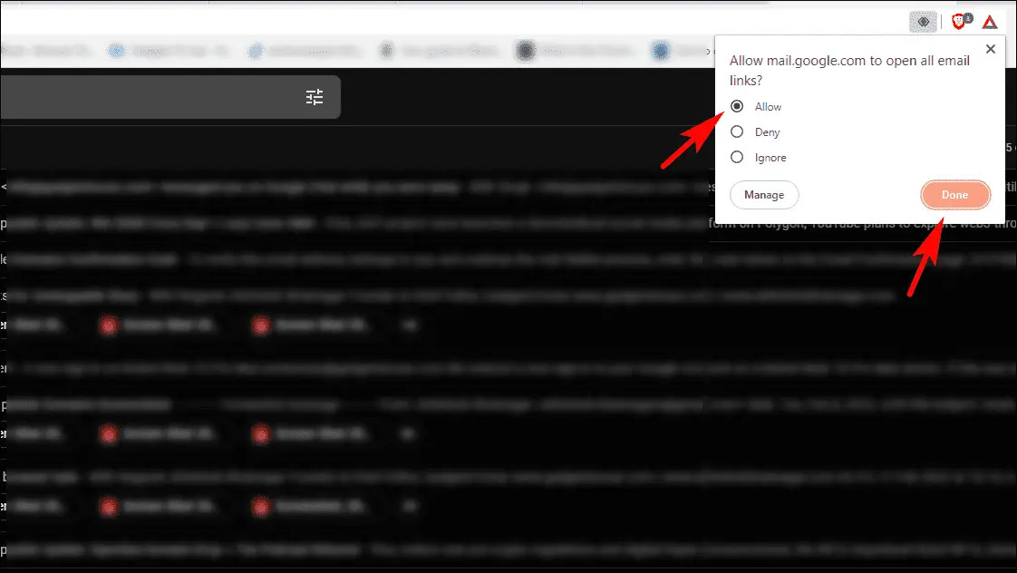 Brave Tips Tricks- Open Email Links in Brave