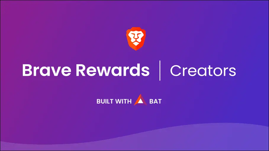 Earn BAT With Brave Creator Rewards Program