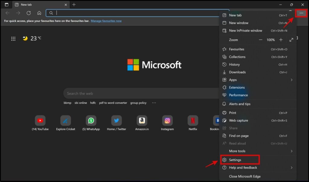 Create a Custom Primary Password on Microsoft Edge