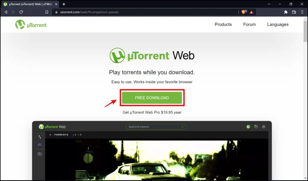 Use uTorrent Instead of Brave for Torrent Magnet Links
