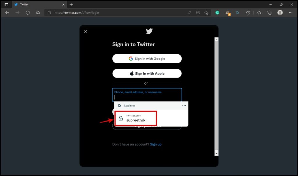 Dashlane Extension for Edge