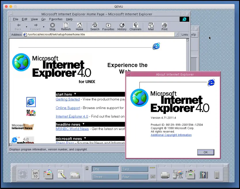 Internet Explorer 4