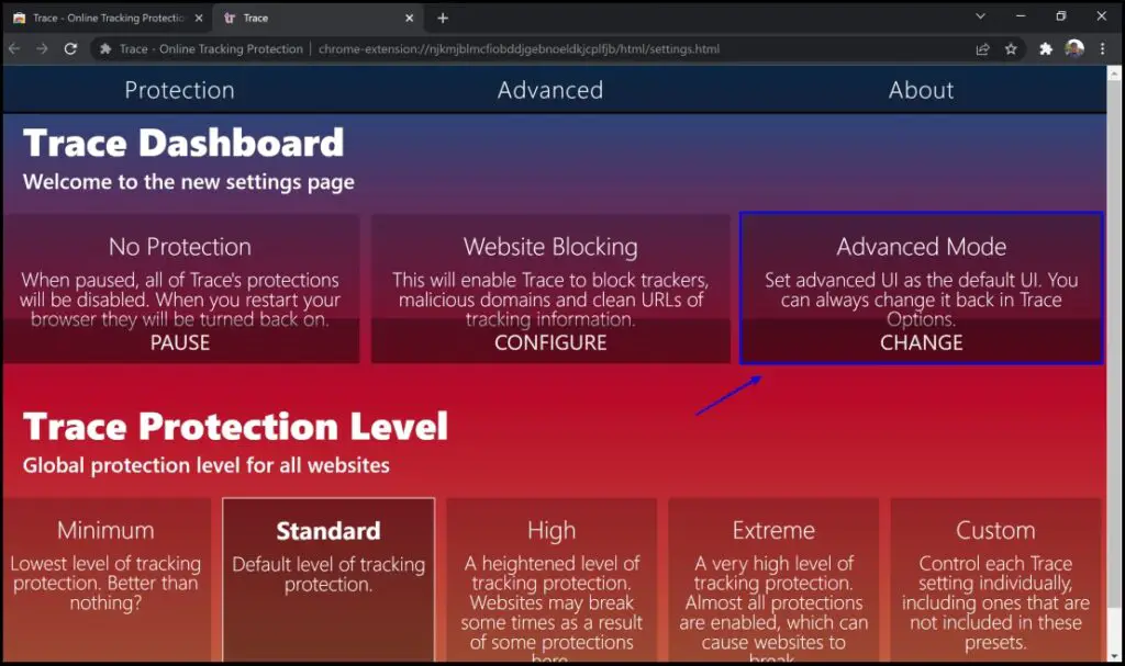 Stop Fingerprinting on Chrome and Edge - Trace Extension