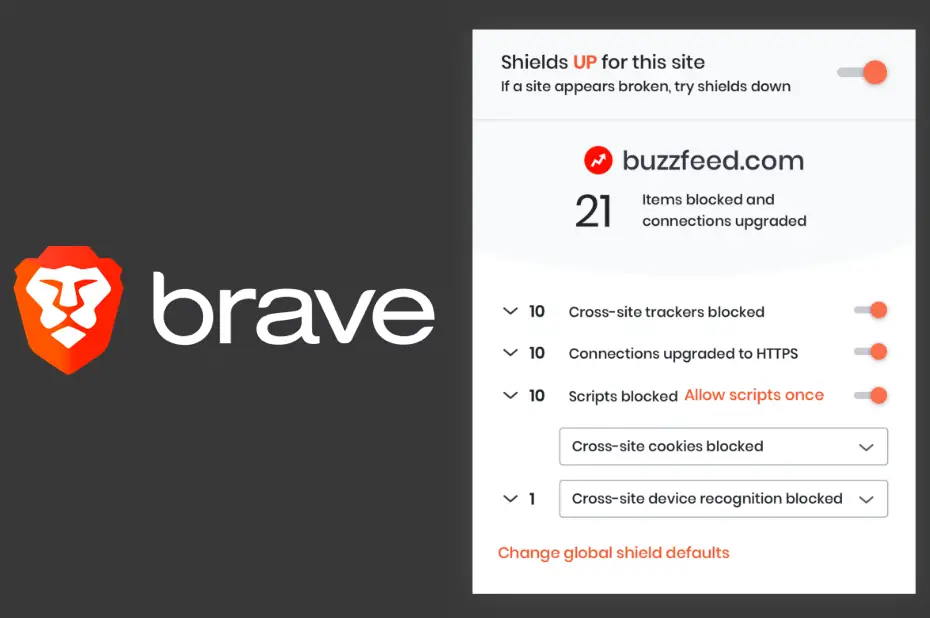 What is Brave Shields- How Does it Work? Turn it On or Off
