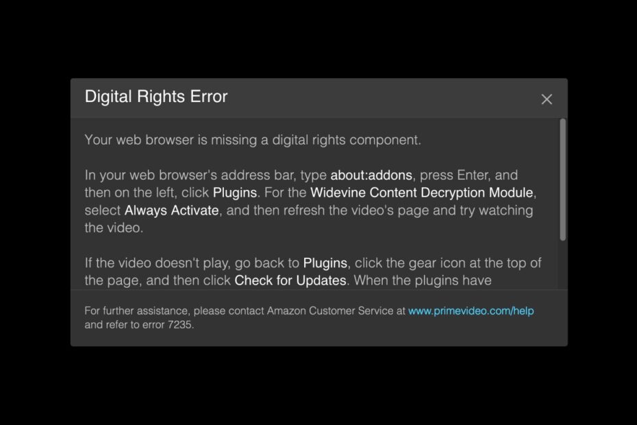 Digital Rights Error on Brave Opera Firefox