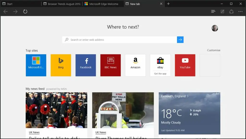 Legacy Microsoft Edge Evolved from Internet Explorer