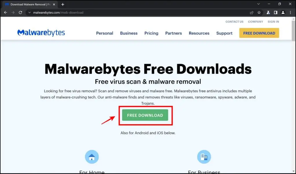 Use Malware Bytes