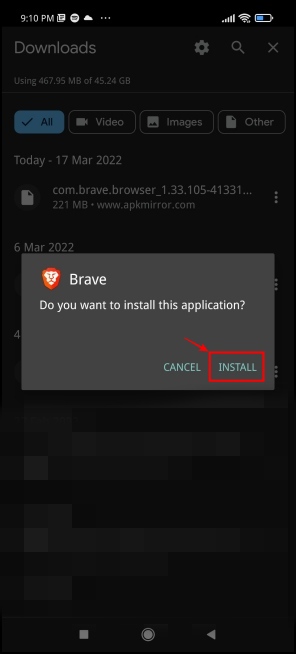 Downgrading to a Lower Version of Brave