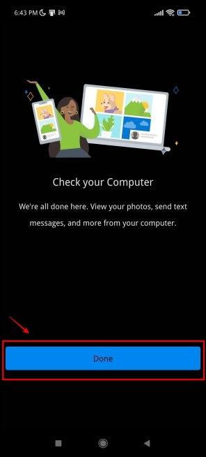 Your Phone App on Windows