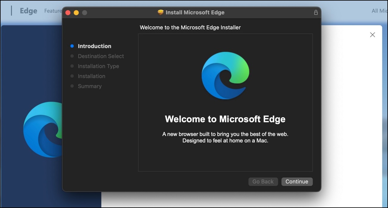 Update Edge on Mac