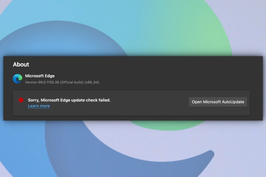 Fix "Sorry, Microsoft Edge Update Check Failed" on Mac