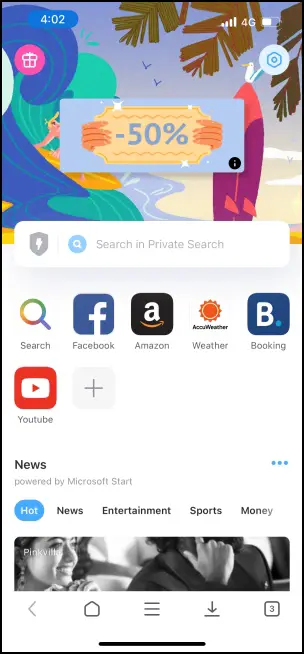 Aloha Browser- Vivaldi Alternative for iOS