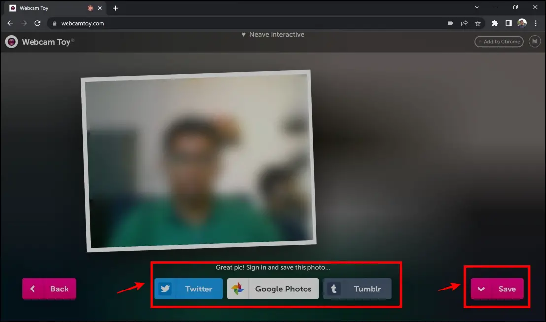 Capture Photos Videos in Chrome