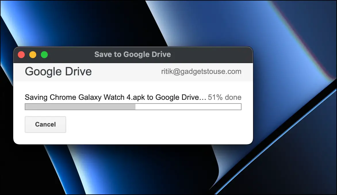 Save File to Google Drive Directly