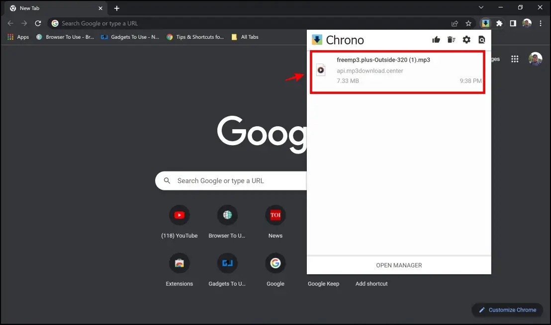 Stop Download Files Opening Automatically in Chrome
