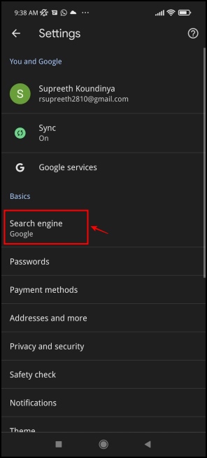 Disable AMP Webpages in Google Search on Android