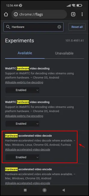 Disable FlaDisable Flag to Fix Chrome Not Playing Videos