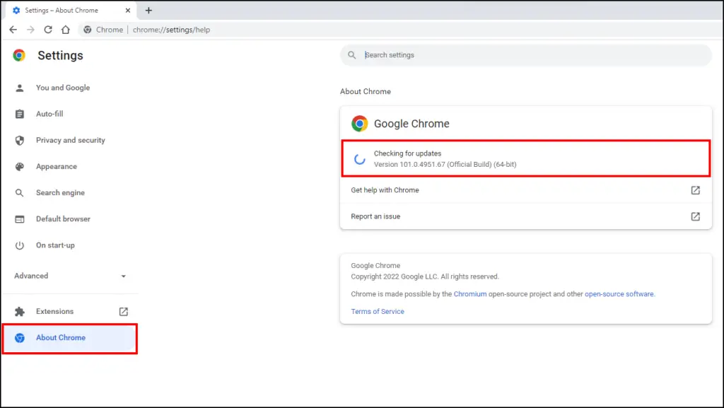 How to Update Google Chrome Browser