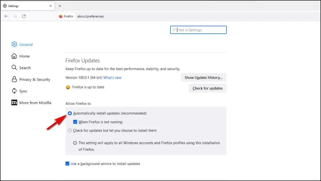 How to Update Firefox Browser Automatically