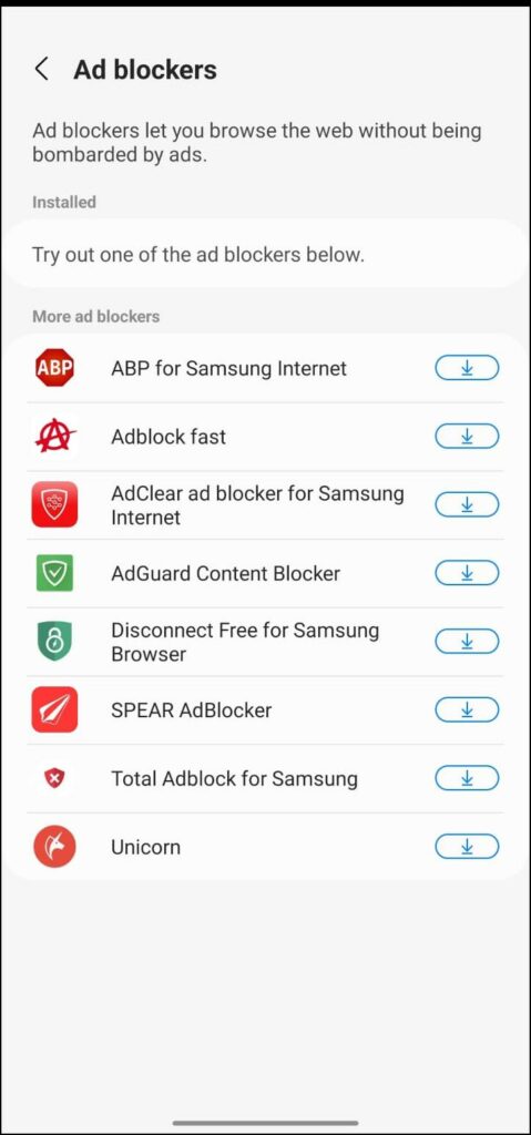 Samsung Internet vs Chrome Privacy