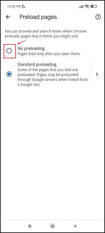 Save Mobile Data Chrome Android