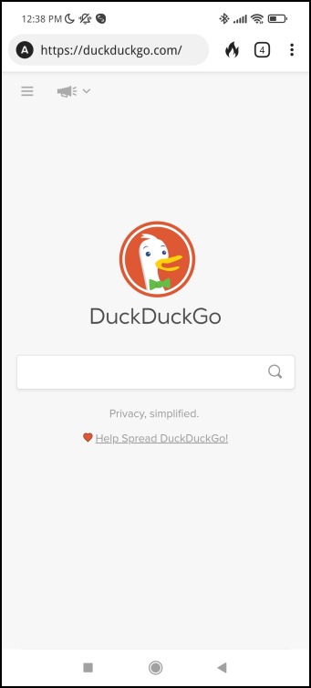 DuckDuckGo Search Mobile