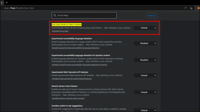 7 Ways To Force Dark Mode In Edge And All Websites You Visit Browser
