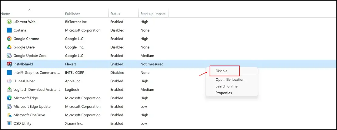 Stop Brave Starting Automatically on Windows
