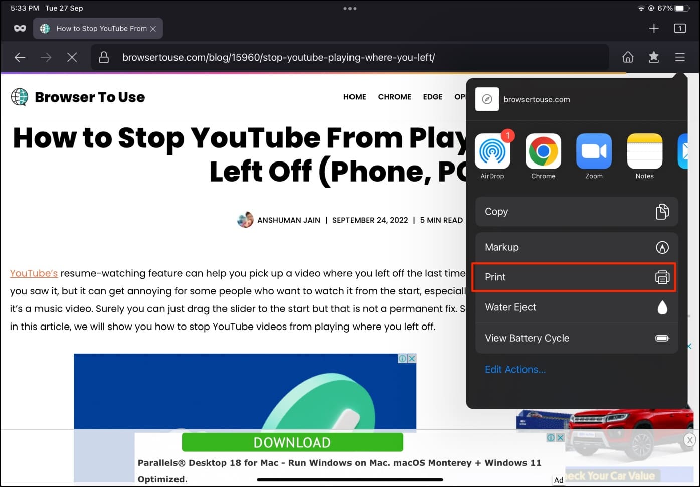 Save PDF Firefox iPhone iPad