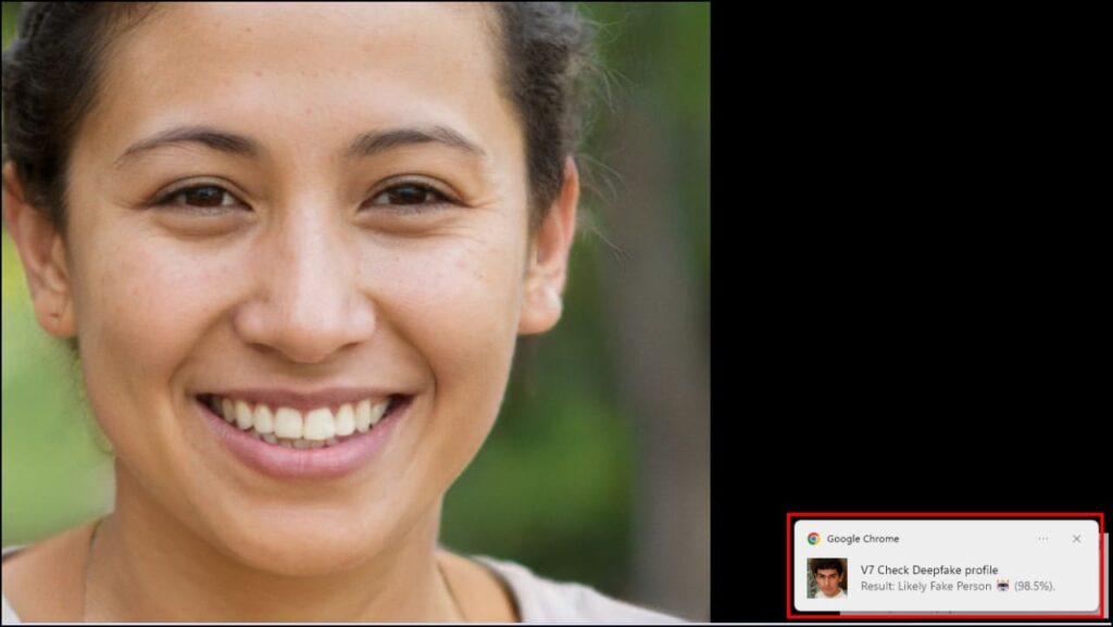 Detect Fake AI Profile Pictures in Chrome