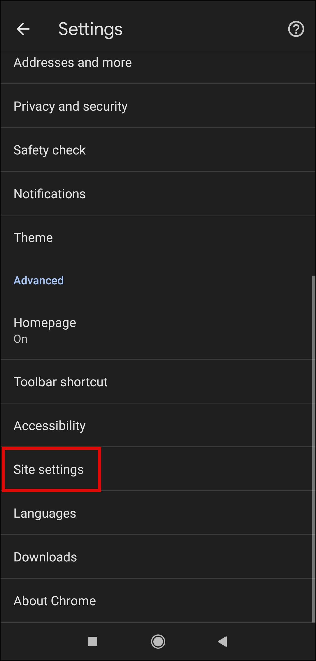 Stop Sites from Asking to Send Notifications on Chrome (Phone)